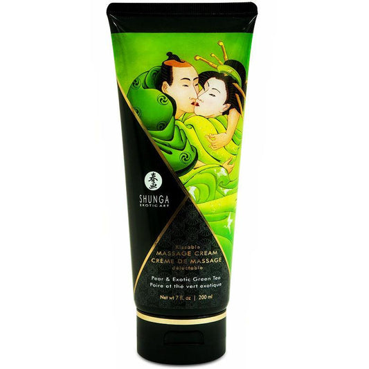 SHUNGA - CREMA MASAJE PERA & TÉ VERDE 200 ML - Optelum