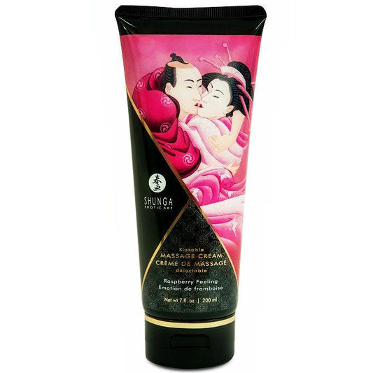 SHUNGA - CREMA MASAJE FRAMBUESA 200 ML - Optelum