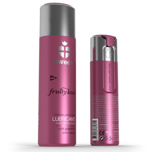 SWEDE - FRUITY LOVE LUBRICANTE POMELO ROSA CON MANGO 50 ML - Optelum