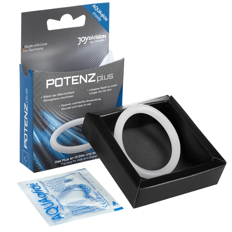 JOYDIVISION POTENZDUO - PLUS ANILLO PARA PENE BLANCO - M - Optelum