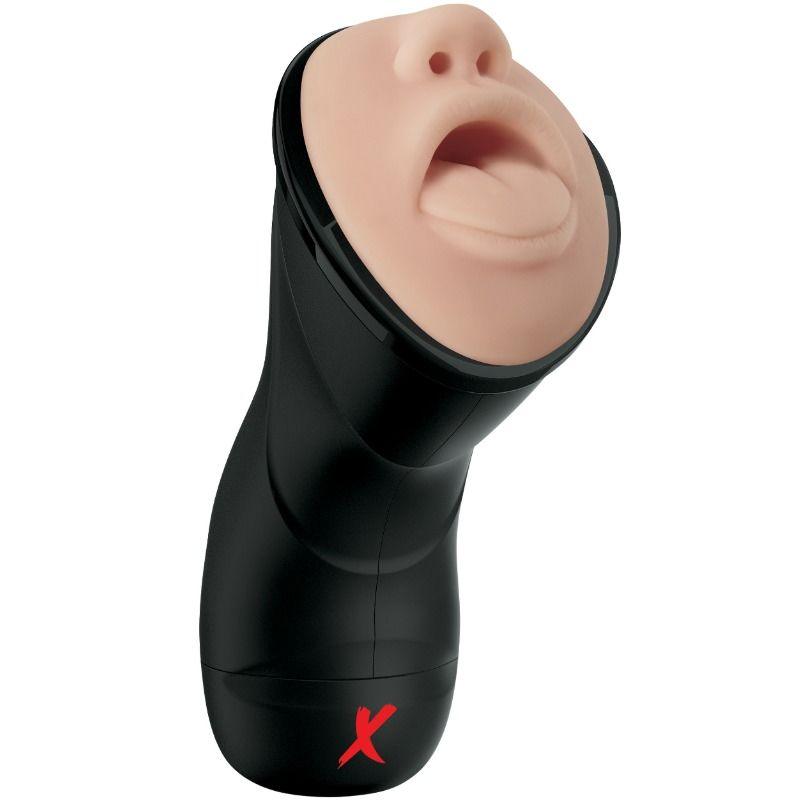 PDX ELITE - STROKER REALISTICO GARGANTA PROFUNDA CON VIBRACION - Optelum