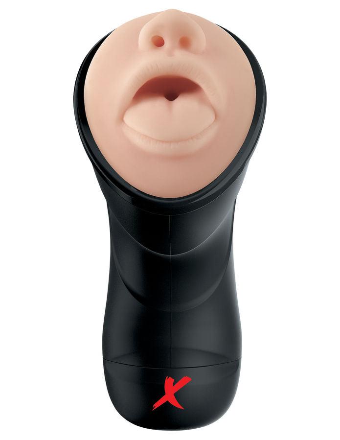 PDX ELITE - STROKER REALISTICO GARGANTA PROFUNDA CON VIBRACION - Optelum