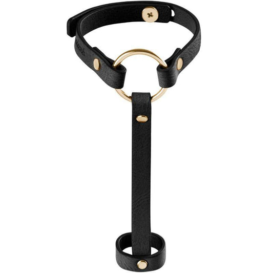 BIJOUX - INDISCRETS MAZE BRAZALETE / ARNÉS PARA MANOS NEGRO - Optelum