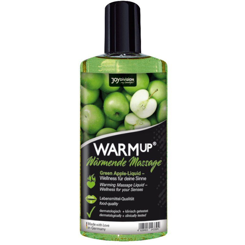 JOYDIVISION WARMUP - ACEITE DE MASAJE MANZANA VERDE 150 ML - Optelum