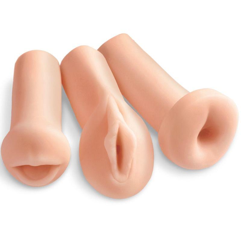 EXTREME TOYZ - ALL 3 HOLES KIT 3 MASTURBADORES - Optelum