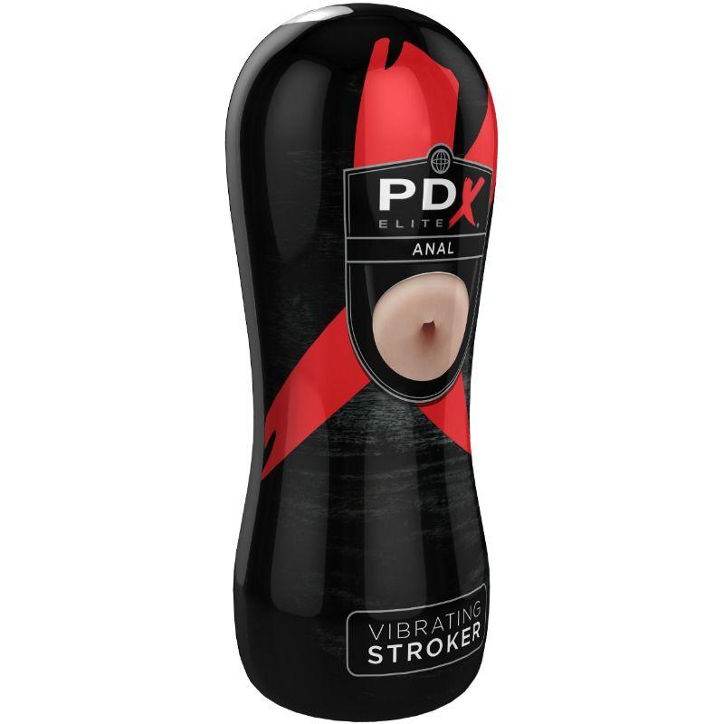 PDX ELITE - MASTURBADOR CON VIBRACION ANO - Optelum