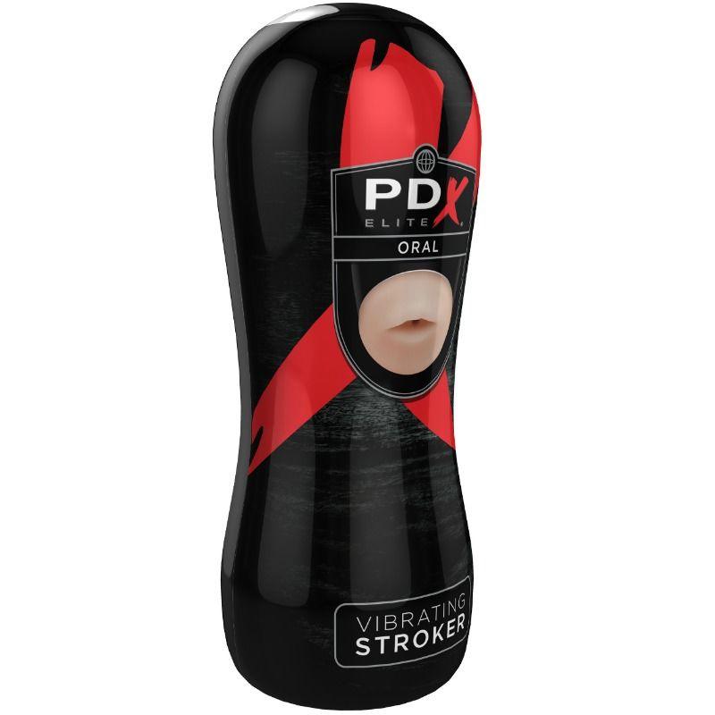 PDX ELITE - MASTURBADOR CON VIBRACION BOCA - Optelum