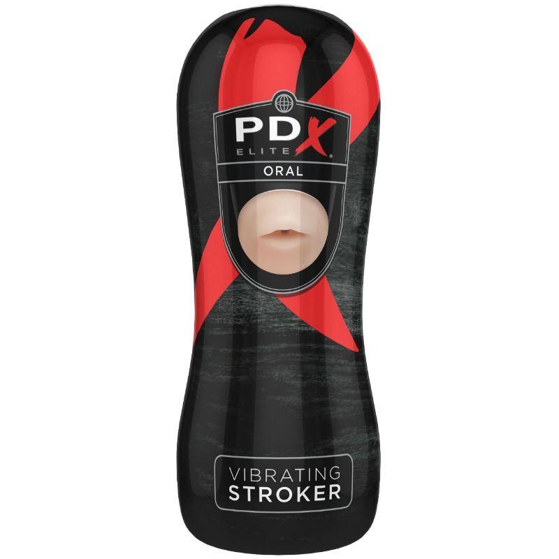 PDX ELITE - MASTURBADOR CON VIBRACION BOCA - Optelum