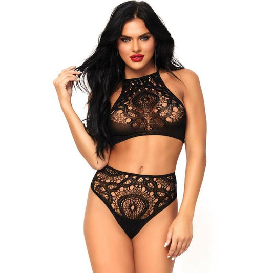 LEG AVENUE - SET 2 PIEZAS TOP Y PANTIES M/L - Optelum