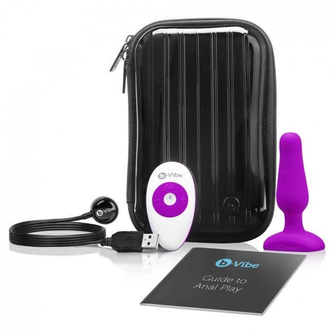 B-VIBE - NOVICE CONTROL REMOTO ANAL PLUG FUCSIA - Optelum