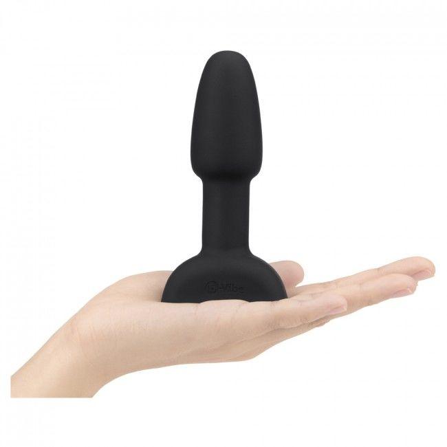 B-VIBE - RIMMING CONTROL REMOTO ANAL PLUG PETITE NEGRO - Optelum