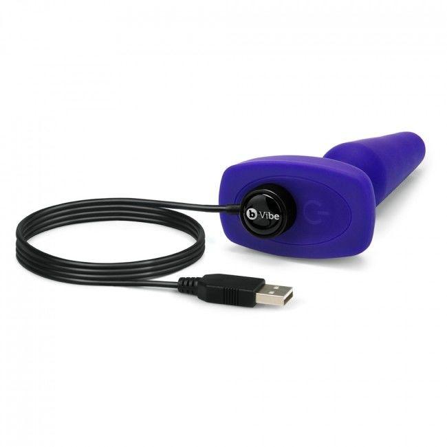 B-VIBE - TRIO CONTROL REMOTO PLUG ANAL LILA - Optelum