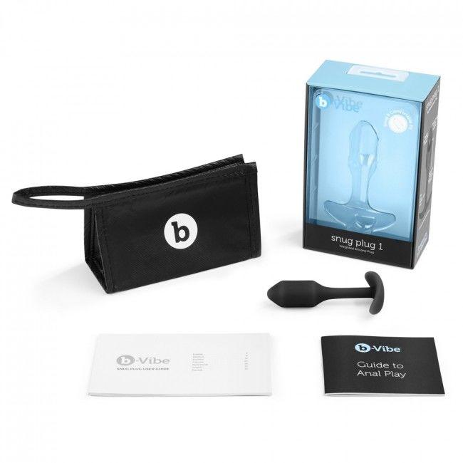 B-VIBE - SNUG PLUG 1 NEGRO - Optelum