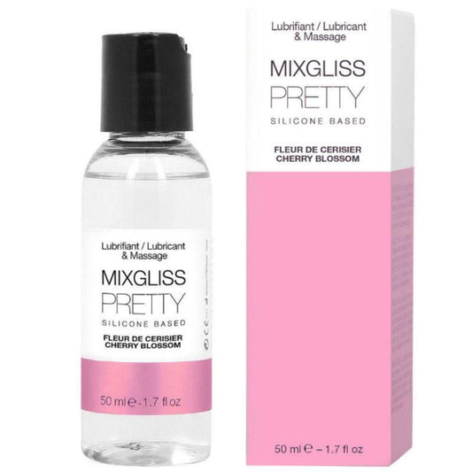MIXGLISS - PRETTY LUBRICANTE SILICONA FLOR DE CEREZA 50 ML - Optelum