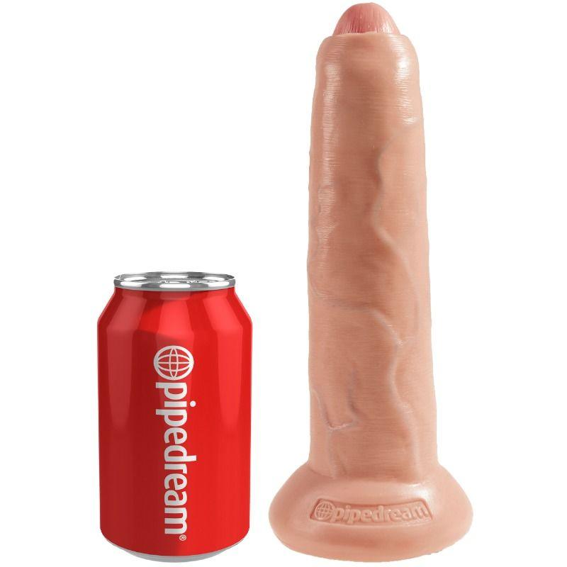 KING COCK - DILDO REALISTICO UNCUT NATURAL 23 CM - Optelum