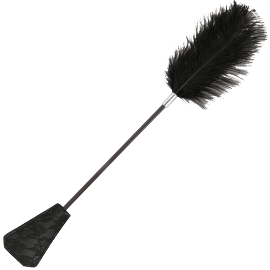 DARKNESS - FUSTA CON PLUMA LOVE NEGRO 56 CM - Optelum
