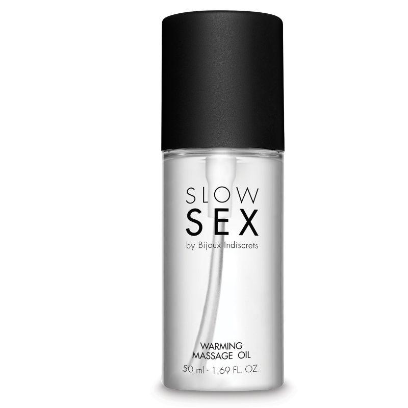 BIJOUX - SLOW SEX ACEITE MASAJE EFECTO CALOR 50 ML - Optelum