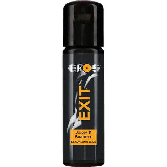 EROS - EXIT LUBRICANTE ANAL SILICONA CON JOJOBA & PANTENOL 100 ML - Optelum