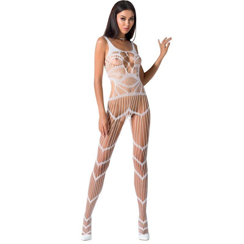 PASSION - WOMAN BS058 BODYSTOCKING ROJO TALLA UNICA - Optelum