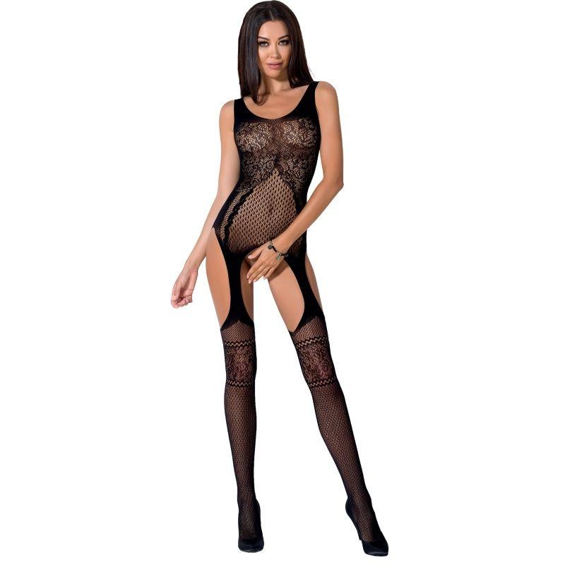 PASSION - WOMAN BS061 BODYSTOCKING NEGRO TALLA UNICA - Optelum