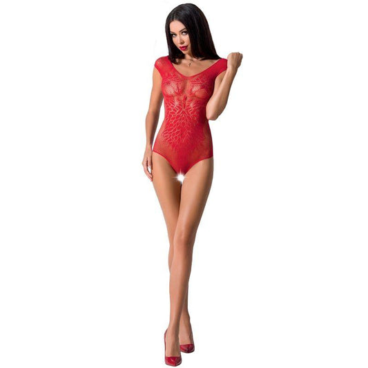 PASSION - WOMAN BS064 BODYSTOCKING ROJO TALLA UNICA - Optelum