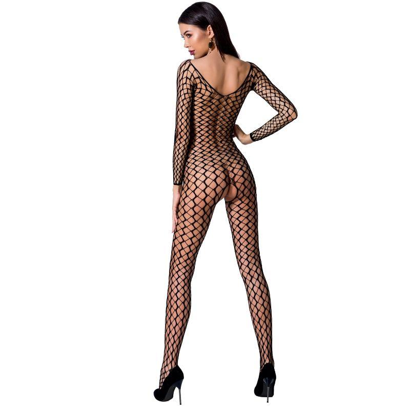 PASSION - WOMAN BS068 BODYSTOCKING NEGRO TALLA UNICA - Optelum