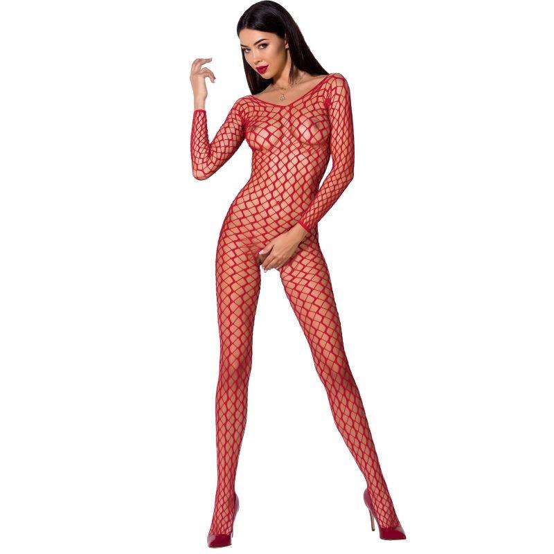 PASSION - WOMAN BS068 BODYSTOCKING NEGRO TALLA UNICA - Optelum