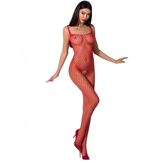 PASSION - WOMAN BS071 BODYSTOCKING ROJO TALLA UNICA - Optelum