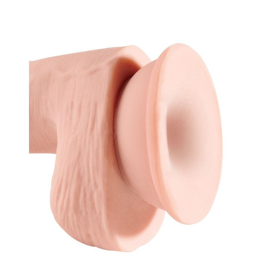 KING COCK - DILDO TRIPLE DENSIDAD 19 CM - Optelum