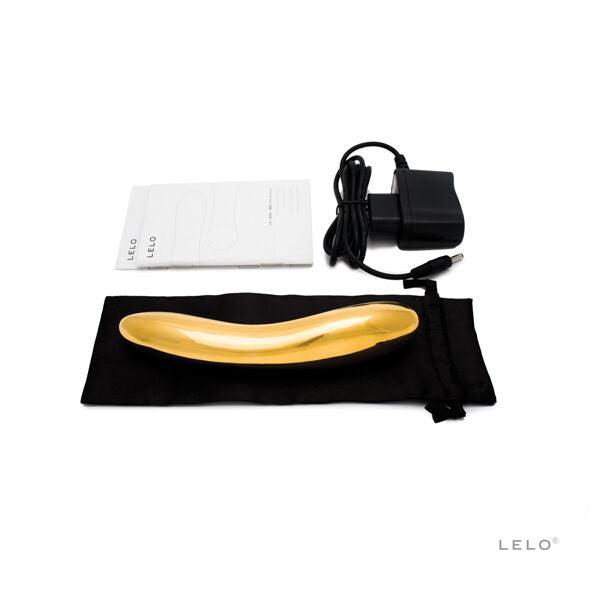 Control del vibrador LELO INEZ mostrando los botones para ajustar las cinco modalidades de vibración