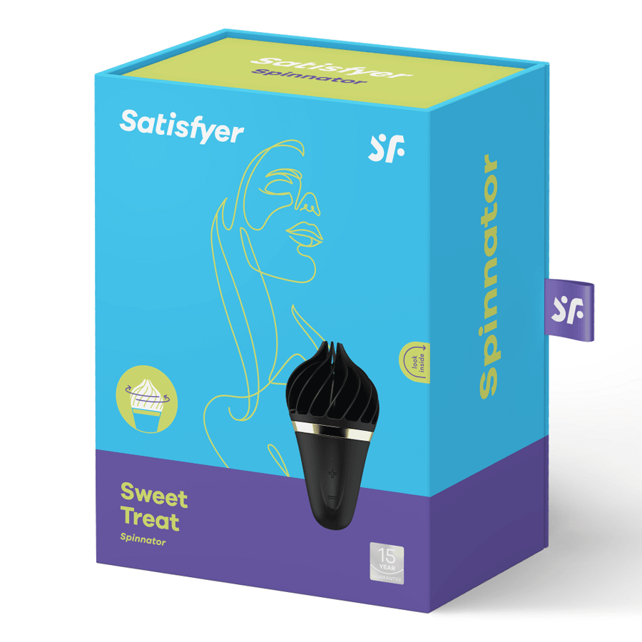 SATISFYER - SWEET TREAT SPINNATOR MARRON & ROSA - Optelum