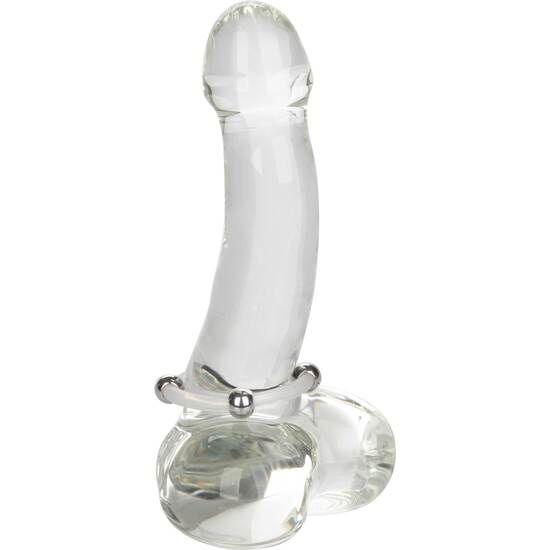 CALEXOTICS - ANILLO DE SILICONA CON CUENTAS DE ACERO TALLA L - Optelum