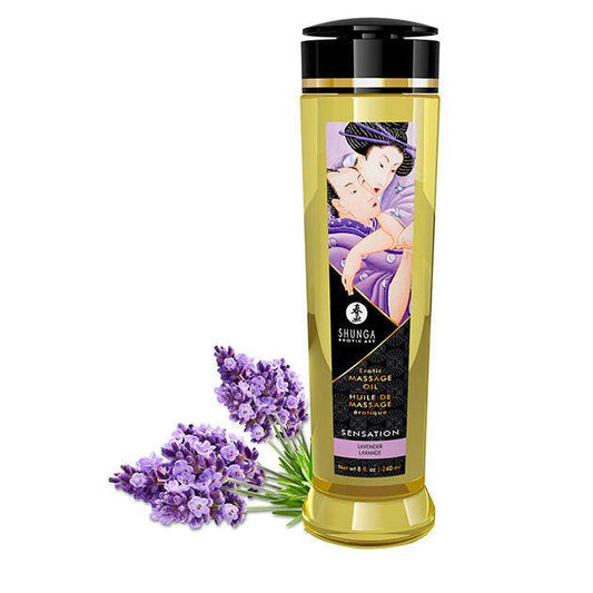 SHUNGA - ACEITE DE MASAJE EROTICO SENSACION 240 ML - Optelum