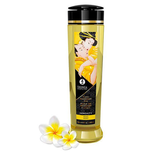 SHUNGA - ACEITE DE MASAJE EROTICO SERENITY 240 ML - Optelum