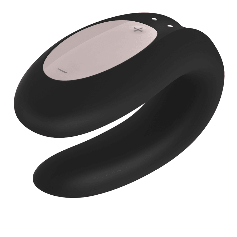 SATISFYER - DOUBLE JOY CON APP ORO NEGRO - Optelum