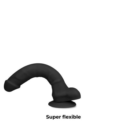 COCK MILLER - SILICONA DENSITY COCKSIL ARTICULABLE NEGRO 24 CM - Optelum