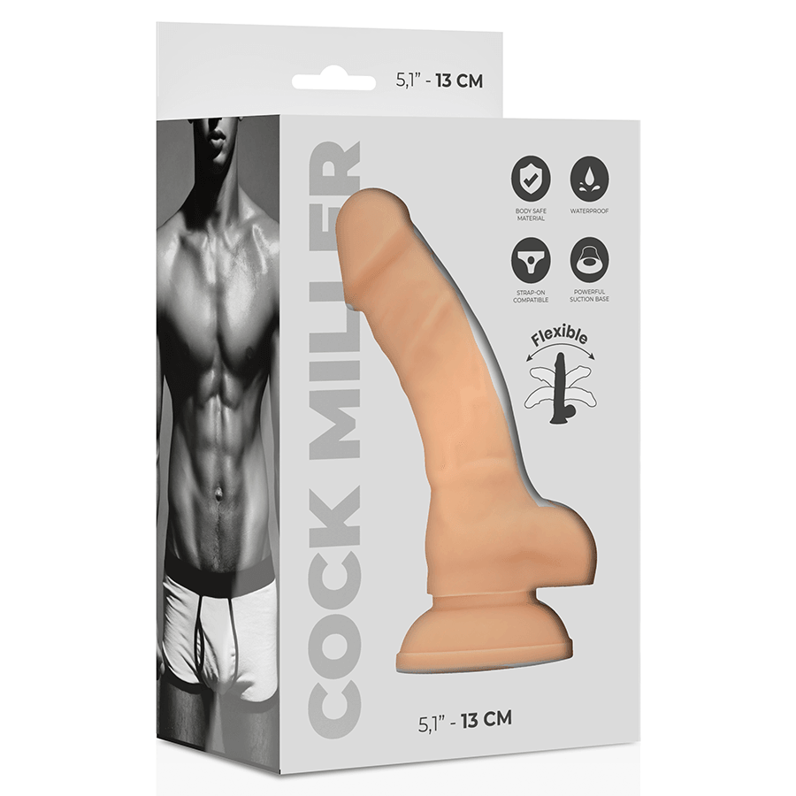 COCK MILLER - SILICONA DENSITY COCKSIL ARTICULABLE 13 CM - Optelum