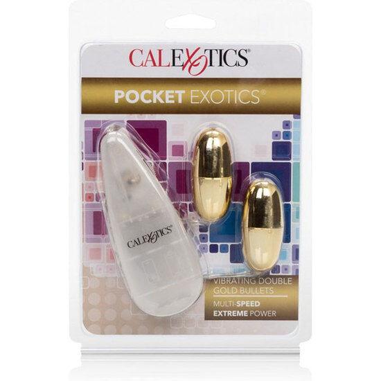 CALEXOTICS - BALAS VIBRADORAS DORADAS DUO GOLD - Optelum