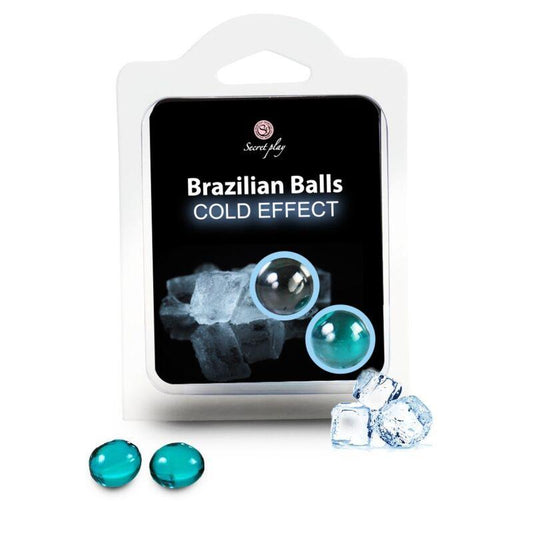 SECRETPLAY - BRAZILIAN BALLS EFECTO FRIO 2 UNIDADES - Optelum