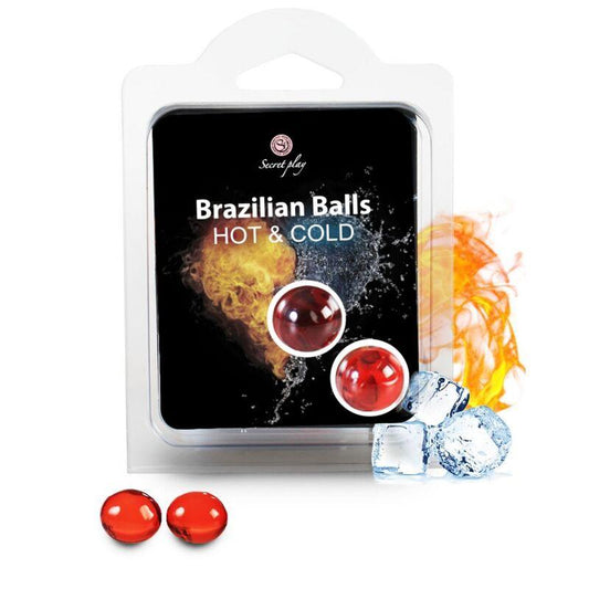 SECRETPLAY - BRAZILIAN BALLS EFECTO CALOR & FRIO 2 UNIDADES - Optelum