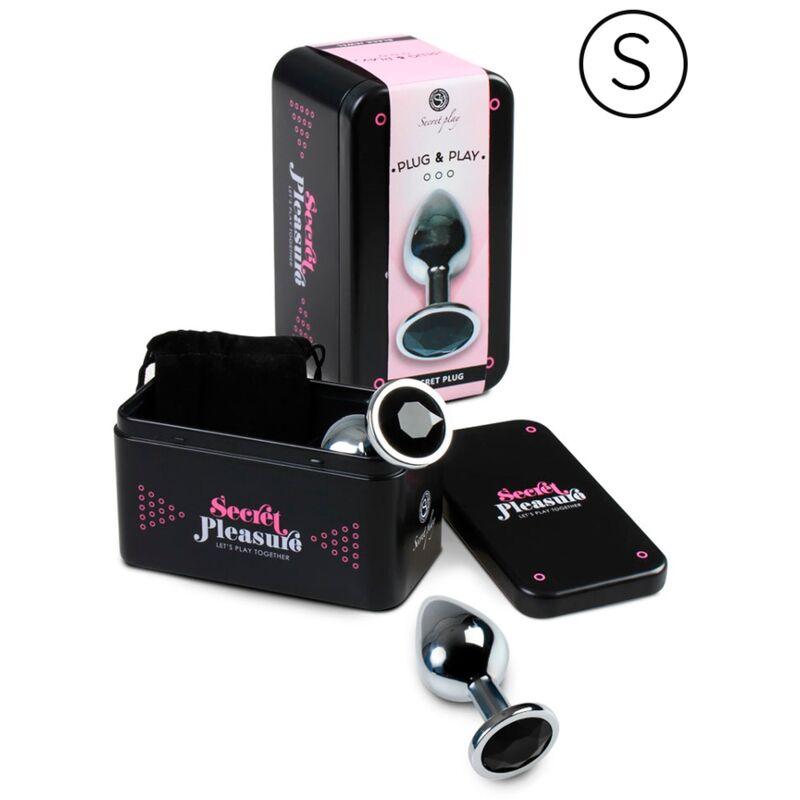 SECRETPLAY - ANAL PLUG NEGRO S - Optelum