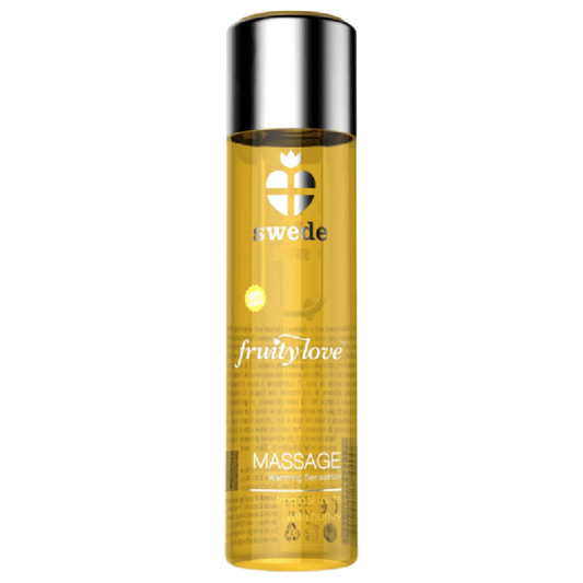 SWEDE - FRUITY LOVE ACEITE EFECTO CALOR FRUTAS TROPICALES Y MIEL 120 ML - Optelum