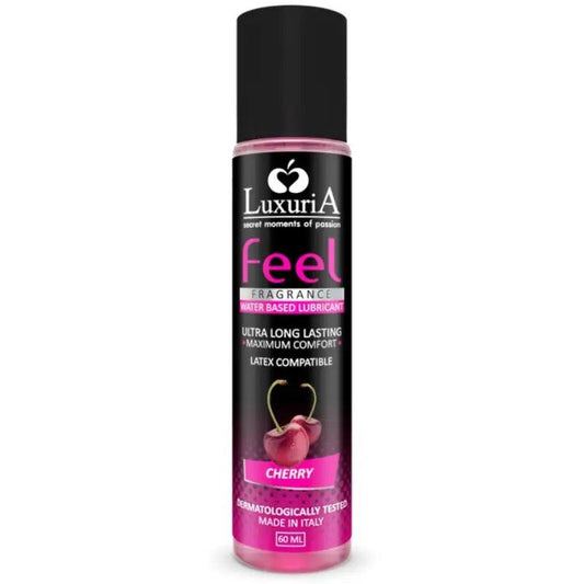 INTIMATELINE - LUXURIA FEEL LUBRICANTE BASE AGUA CEREZA 60 ML - Optelum