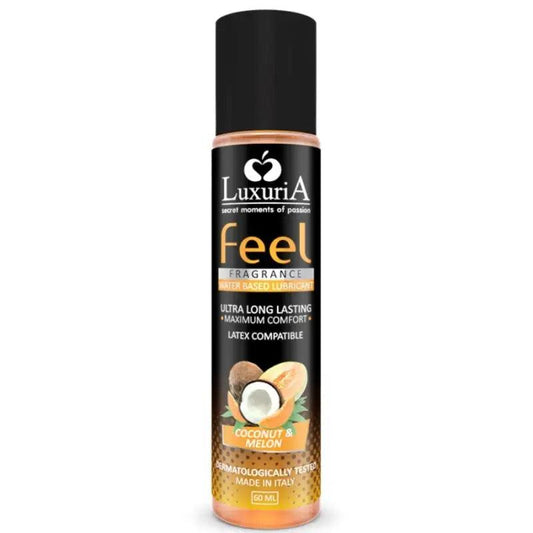 INTIMATELINE - LUXURIA FEEL LUBRICANTE BASE AGUA COCO Y MELON 60 ML - Optelum