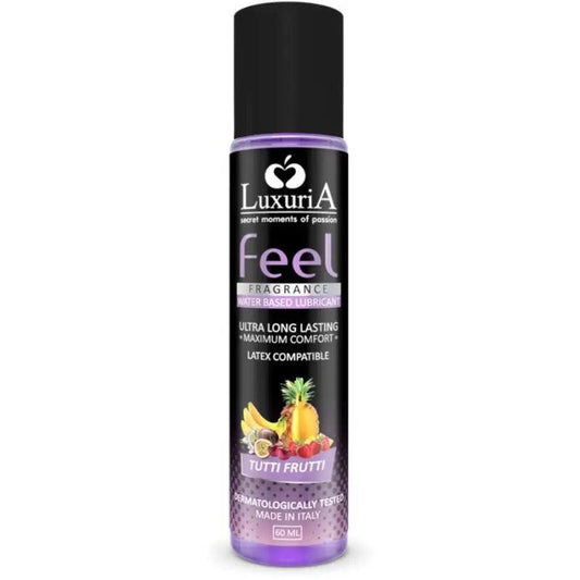INTIMATELINE - LUXURIA FEEL LUBRICANTE BASE TUTTI FRUTI 60 ML - Optelum
