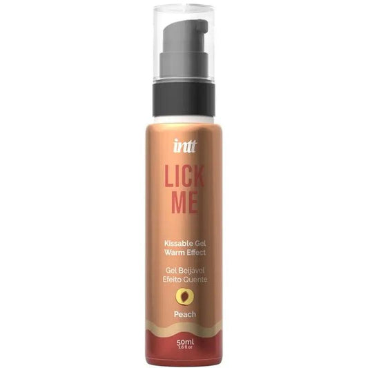 INTT - LICK ME GEL COMESTIBLE SABOR MELOCOTÓN EFECTO CALOR - Optelum