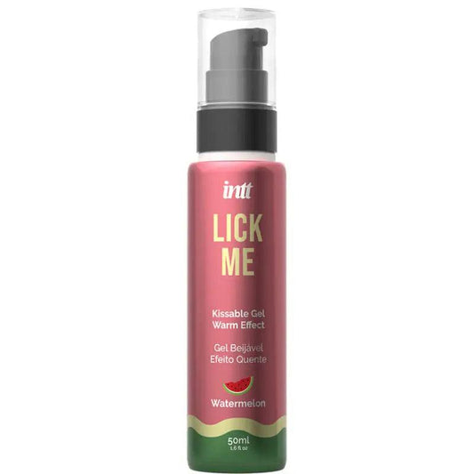 INTT - LICK ME GEL COMESTIBLE SABOR SANDIA EFECTO CALOR - Optelum