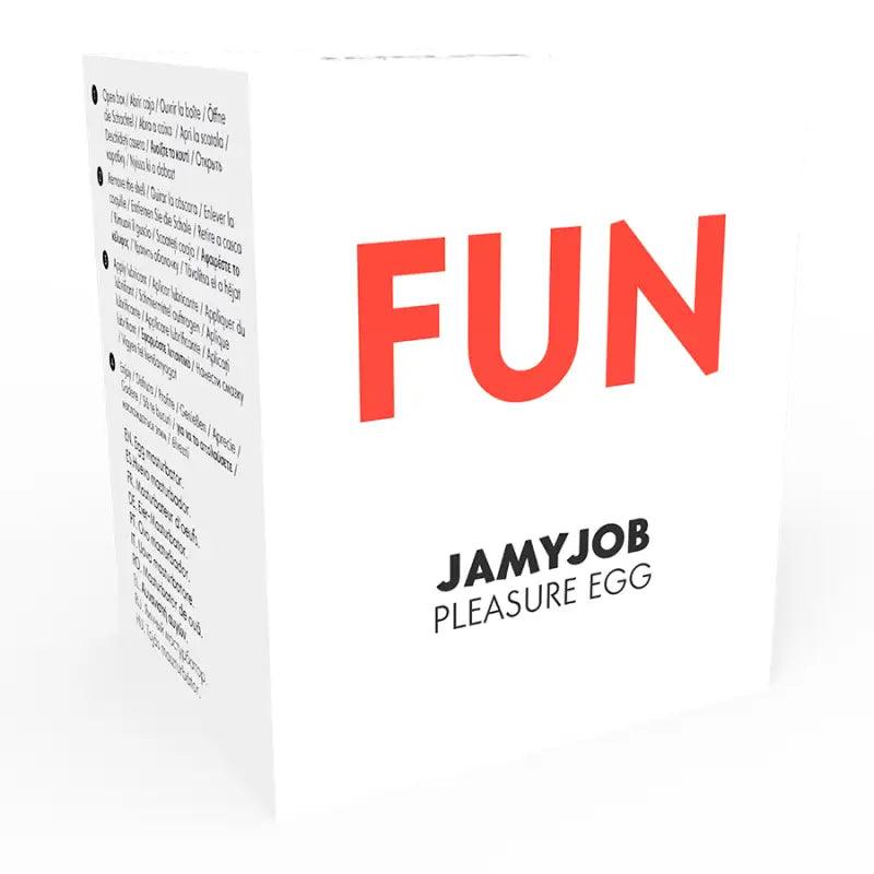 JAMYJOB - HUEVO MASTURBADOR DISCRETO EDICION ROJO FUN - Optelum