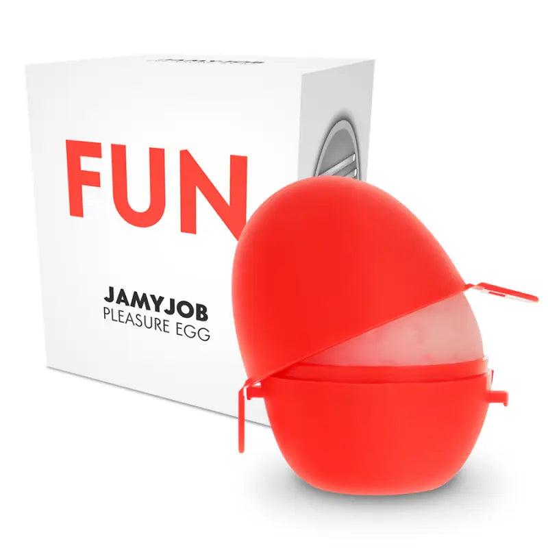 JAMYJOB - HUEVO MASTURBADOR DISCRETO EDICION ROJO FUN - Optelum