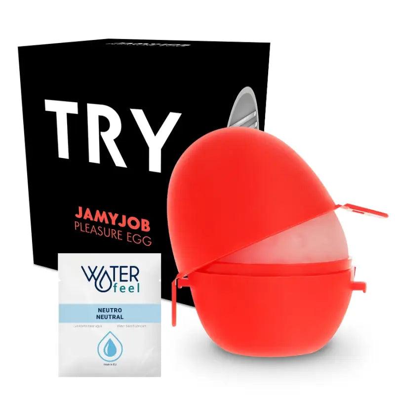 JAMYJOB - HUEVO MASTURBADOR DISCRETO VERSION BLACK TRY - Optelum